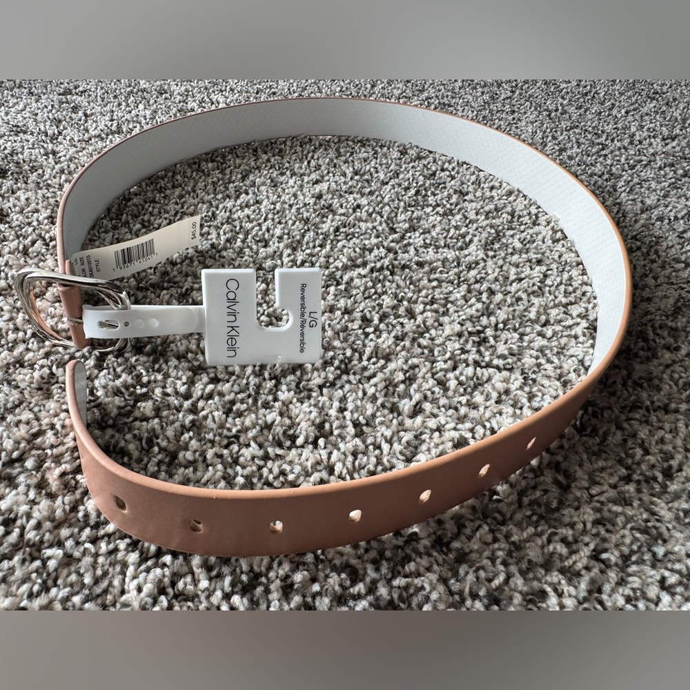 Calvin Klein Pink Belt Modern Accessories